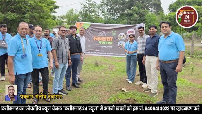स्वच्छता पखवाड़ा-2026 भिलाई में वृहद वृक्षारोपण
