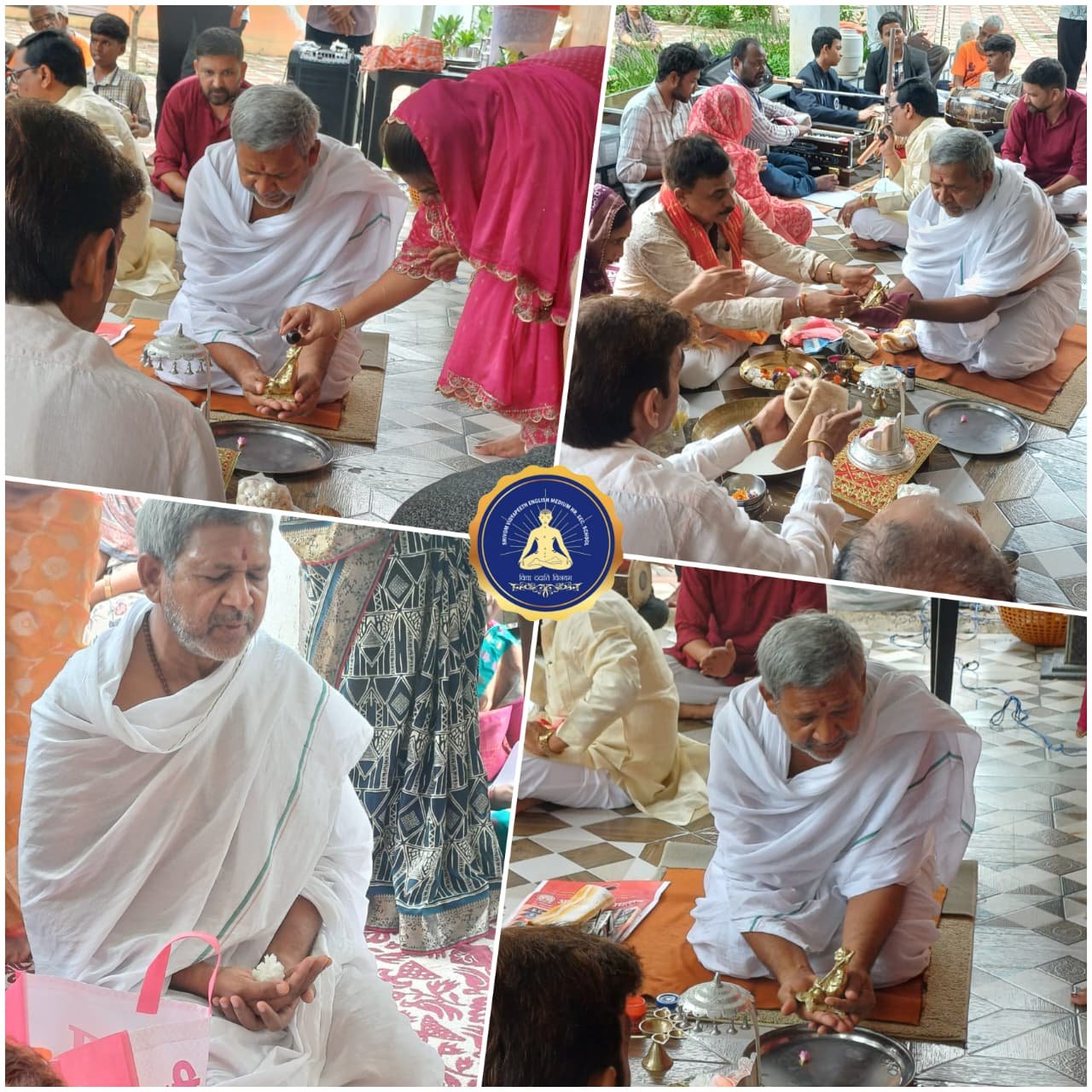  शिवोम विद्यापीठ रायपुरा में मनाया "गुरु पूर्णिमा" उत्सव 