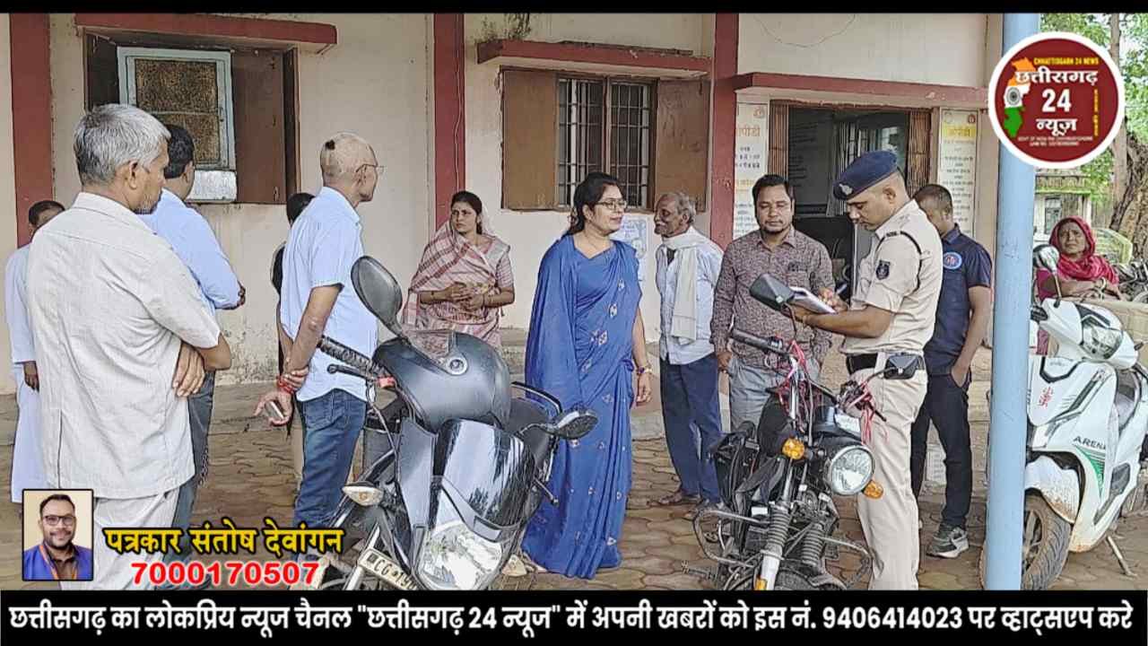 गुजरा सामुदायिक स्वास्थ्य केंद्र का जिला पंचायत सभापति श्रीमती मोनिका देवांगन ने किया औचक निरीक्षण