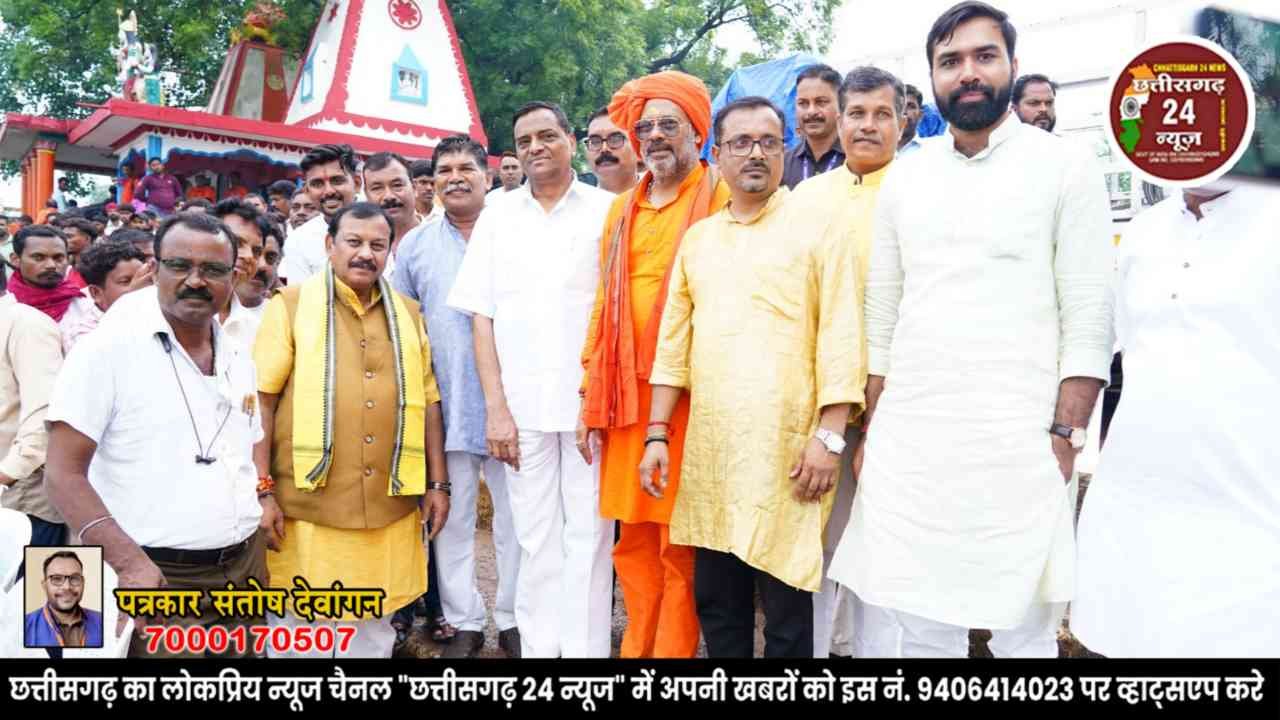 जितेन्द्र वर्मा के नेतृत्व में पाटन से टोलाघाट तक निकली भव्य कांवर यात्रा
