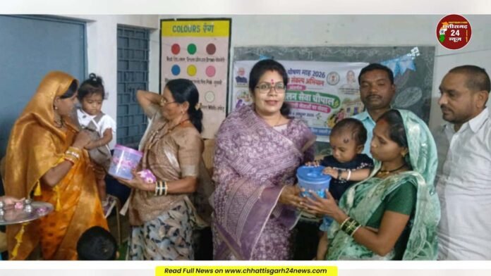 धमतरी। ग्राम मुड़पार में ‘आंगन का मिलन’ सेवा कार्यक्रम आयोजित