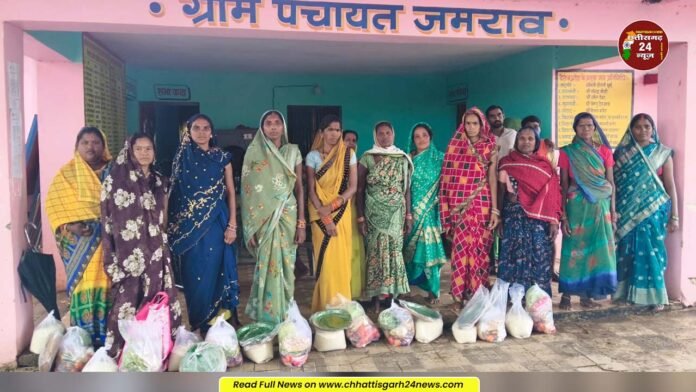 बाढ़ से ग्राम जमराव प्रभावित, 40 घरों में पहुंचा पानी