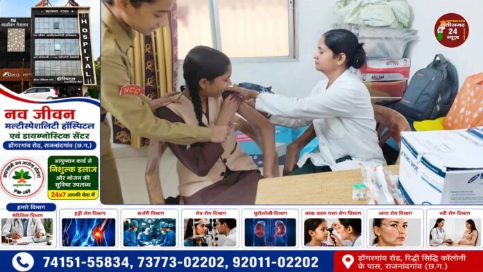 जिले में एचपीवी टीकाकरण अभियान को मिला उत्साहजनक प्रतिसाद