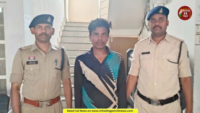 शासकीय चावल के अवैध भंडारण का मामला, 24 क्विंटल खाद्यान्न जब्त; युवक गिरफ्तार