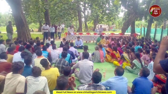 बीजापुर । ग्राम लिंगागिरी में जन चौपाल आयोजित