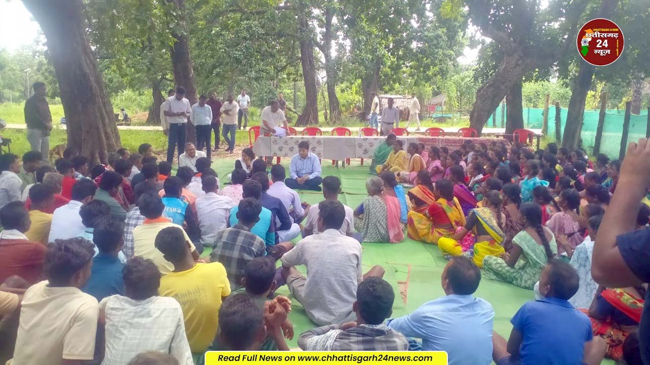 बीजापुर । ग्राम लिंगागिरी में जन चौपाल आयोजित