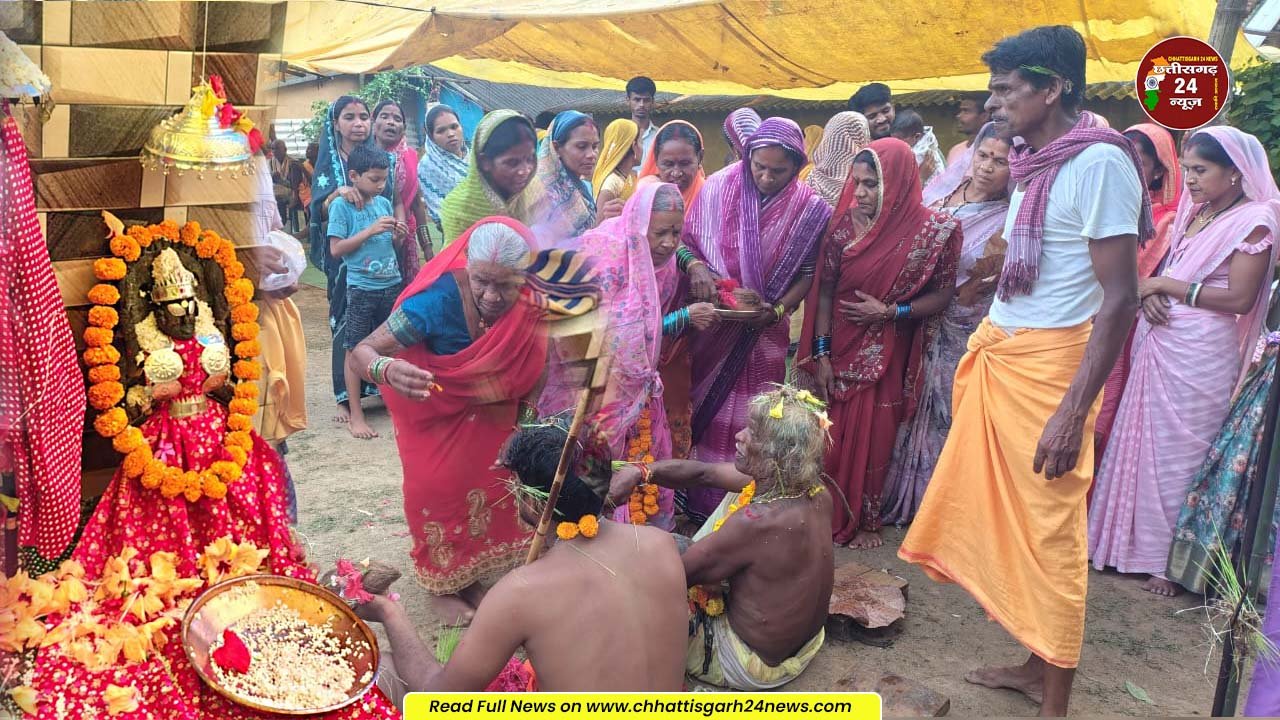 मधोता-खैरगुड़ा में आस्था के साथ मनाया "भादम जतरा"