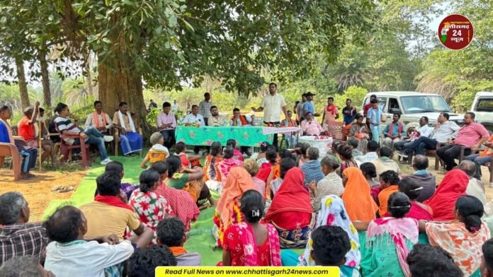 जिला पंचायत अध्यक्ष नंदलाल मुड़ामी ने रेंगानार में विकास कार्यों का किया भूमिपूजन