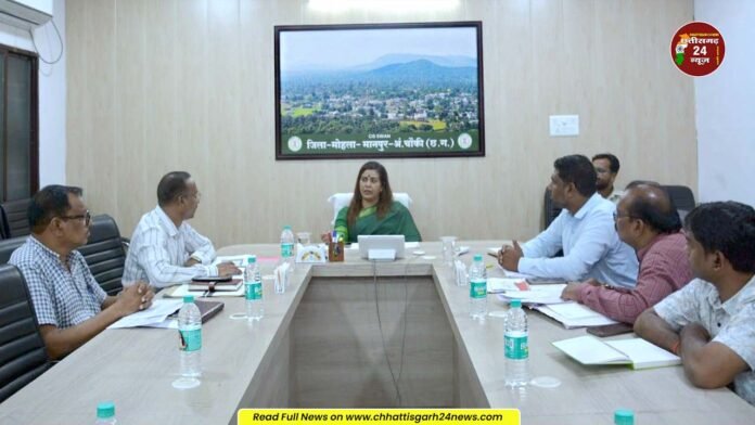 धान खरीदी की तैयारियों को लेकर कलेक्टर तनुजा सलाम ने ली समीक्षा बैठक