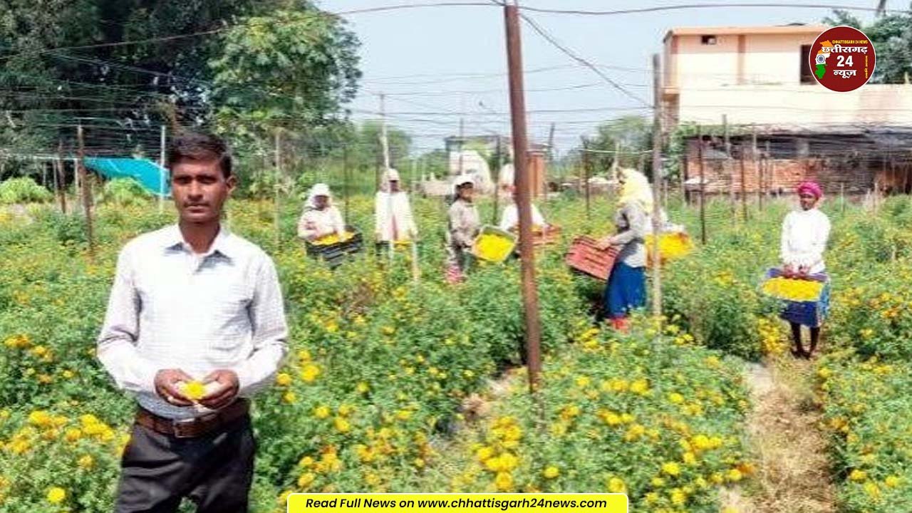 फ्लोरीकल्चर हब प्रोत्साहन योजना से पुष्प उत्पादन को मिल रहा बढ़ावा