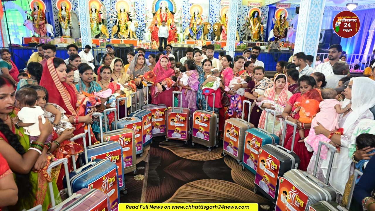 नवमी पर विधायक रिकेश ने किया 101 नवजात कन्याओं का पूजन, 11-11 हजार का सुरक्षा किट भेंट